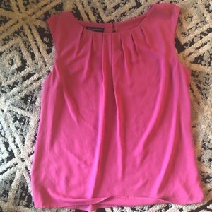 INC Pink sleeveless blouse